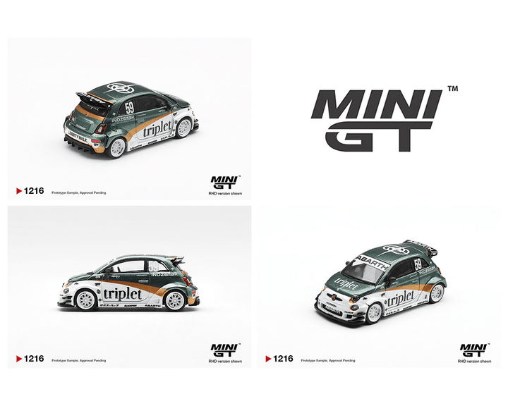 *Pre - Order* Mini GT - Abarth 595 LB - WORKS TY Edition "Tyson Yoshi" - Top CollectiblesDiecastMini GT