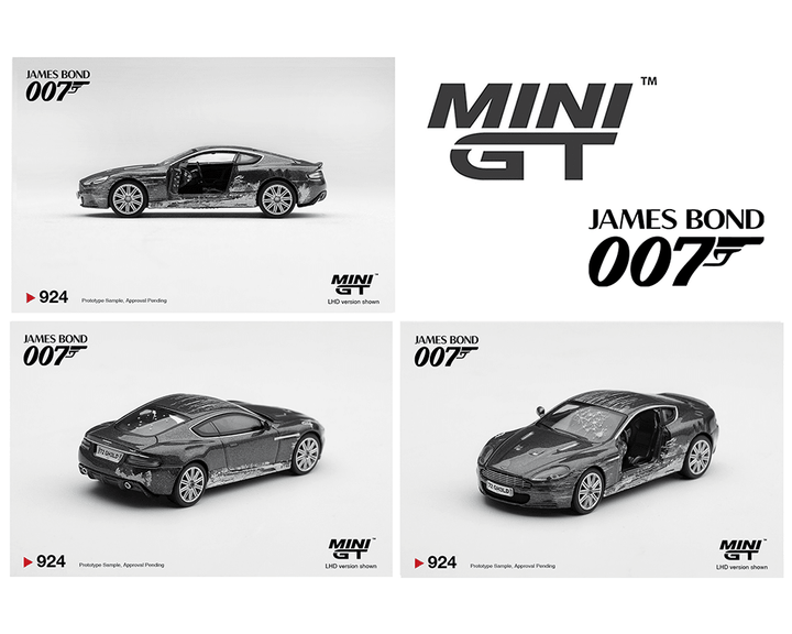 *Pre-Order* Mini GT - Aston Martin DBS “Quantum of Solace” Battle Damaged – English Packaging – Limited Edition - Top CollectiblesDiecastMini GT
