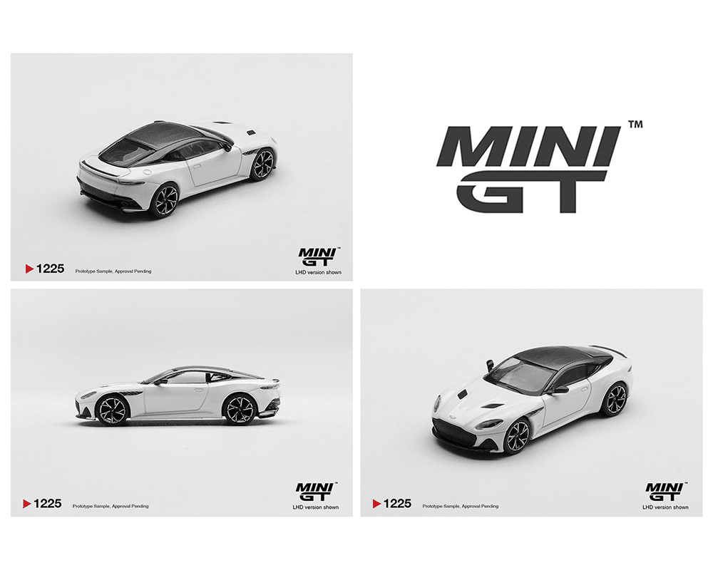*Pre - Order* Mini GT - Aston Martin DBS Stratus – White - Top CollectiblesDiecastMini GT