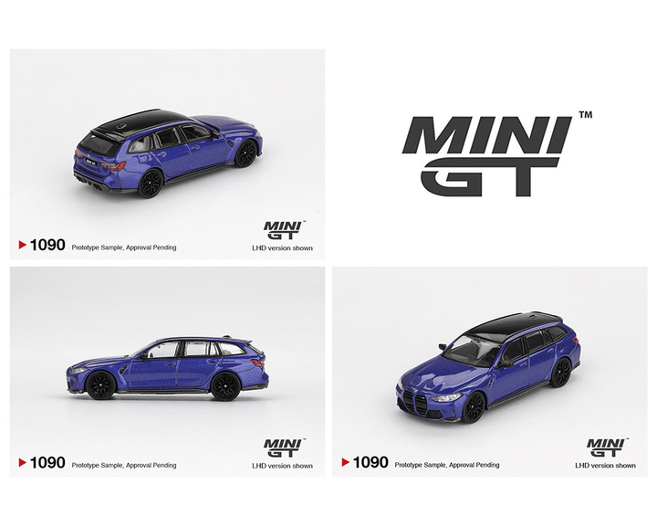 *Pre - Order* Mini GT - BMW M3 Competition Touring – Portimao Blue Metallic - Top CollectiblesDiecastMini GT