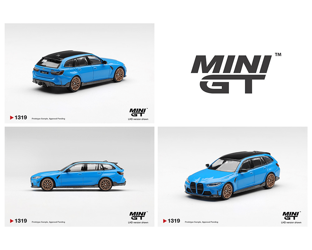 *Pre-Order* Mini GT - BMW M3 M Performance Touring Riviera Blue – Limited Edition - Top CollectiblesDiecastMini GT