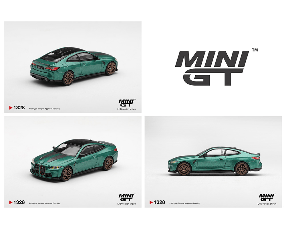*Pre-Order* Mini GT - BMW M4 CS Frozen Isle of Man Green Metallic – Limited Edition - Top CollectiblesDiecastMini GT