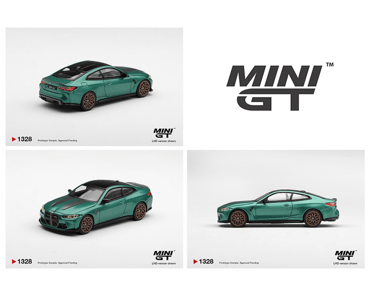 *Pre-Order* Mini GT - BMW M4 CS Frozen Isle of Man Green Metallic – Limited Edition - Top CollectiblesDiecastMini GT