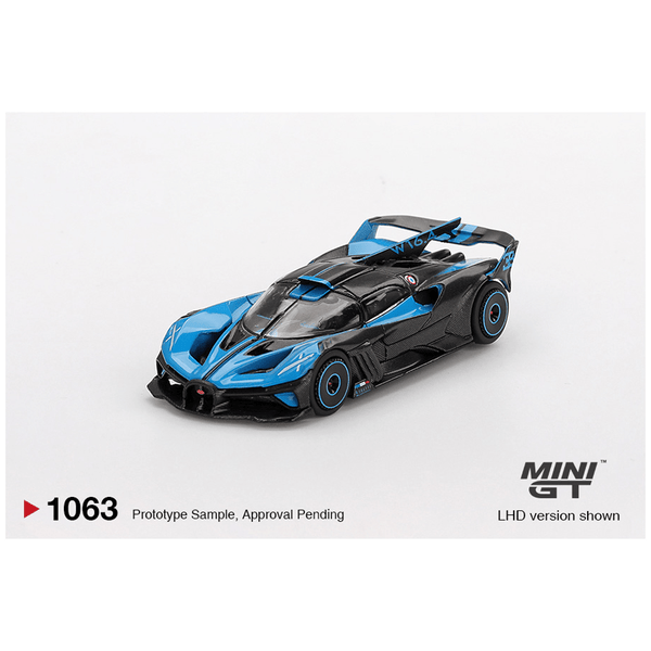 *Pre - Order* Mini GT - Bugatti Bolide Presentation – Black Blue – Mijo Exclusives - Top CollectiblesDiecastMini GT