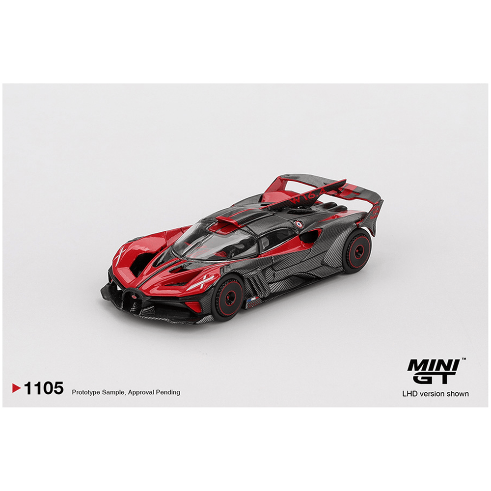 *Pre - Order* Mini GT - Bugatti Bolide – Red - Top CollectiblesDiecastMini GT