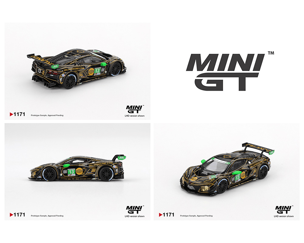 *Pre - Order* Mini GT - Chevrolet Corvette Z06 GT3.R 13 AWA 2025 IMSA Daytona 24 Hrs - Top CollectiblesDiecastMini GT