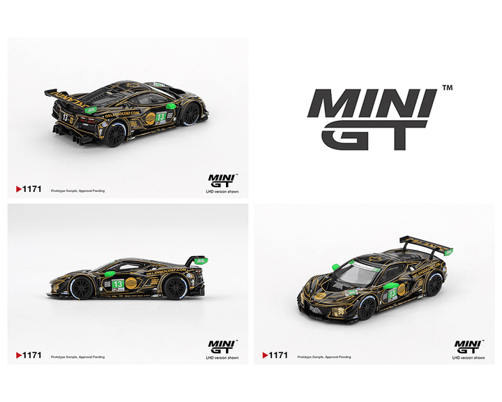 *Pre - Order* Mini GT - Chevrolet Corvette Z06 GT3.R 13 AWA 2025 IMSA Daytona 24 Hrs - Top CollectiblesDiecastMini GT