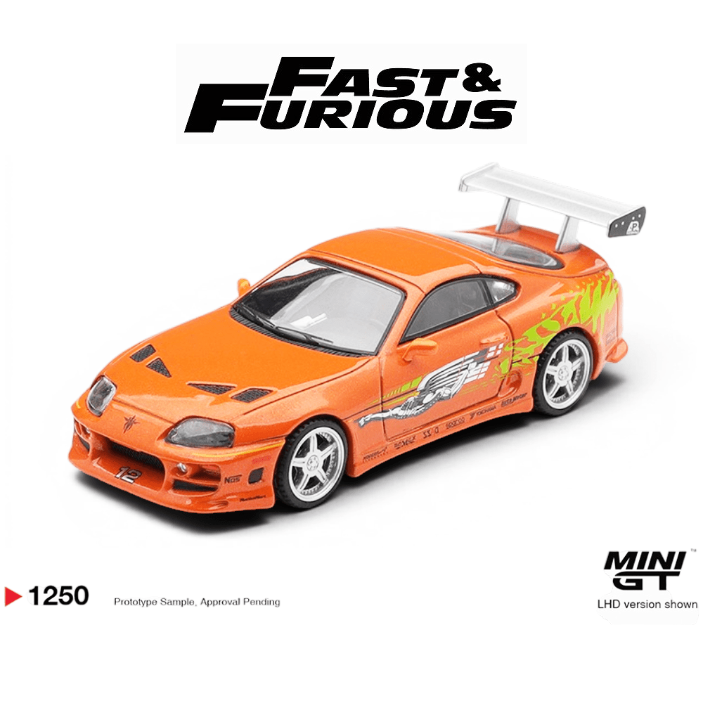 *Pre - Order* Mini GT - Fast & Furious Toyota Supra BOMEX ” The Fast and the Furious” Brian O’Conner – Limited Edition - Top CollectiblesDiecastMini GT