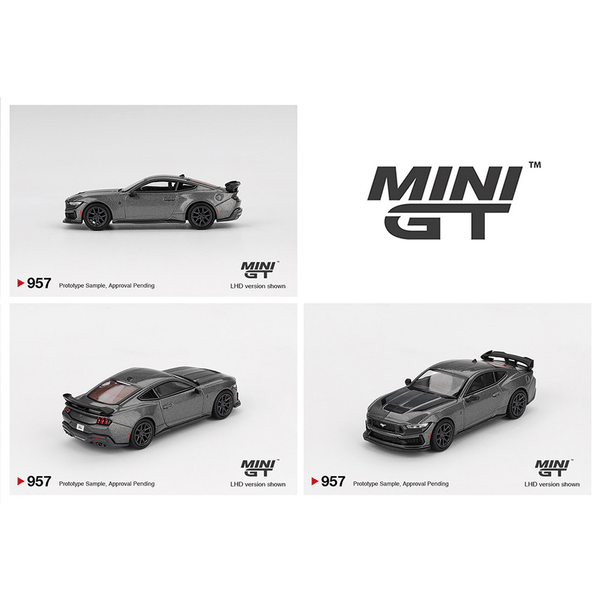 *Pre - Order* Mini GT - Ford Mustang Dark Horse 2024 – Carbonized Gray - Top CollectiblesDiecastMini GT