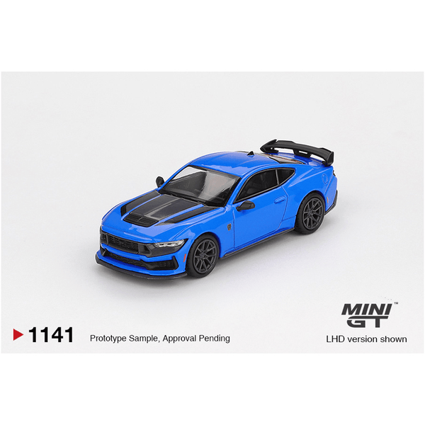 *Pre - Order* Mini GT - Ford Mustang Dark Horse 2024 – Grabber Blue - Top CollectiblesDiecastMini GT