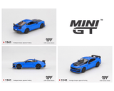 *Pre - Order* Mini GT - Ford Mustang Dark Horse 2024 – Grabber Blue - Top CollectiblesDiecastMini GT