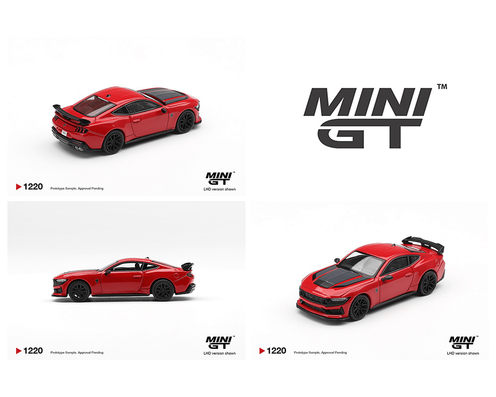 *Pre - Order* Mini GT - Ford Mustang Dark Horse – Race Red - Top CollectiblesDiecastMini GT
