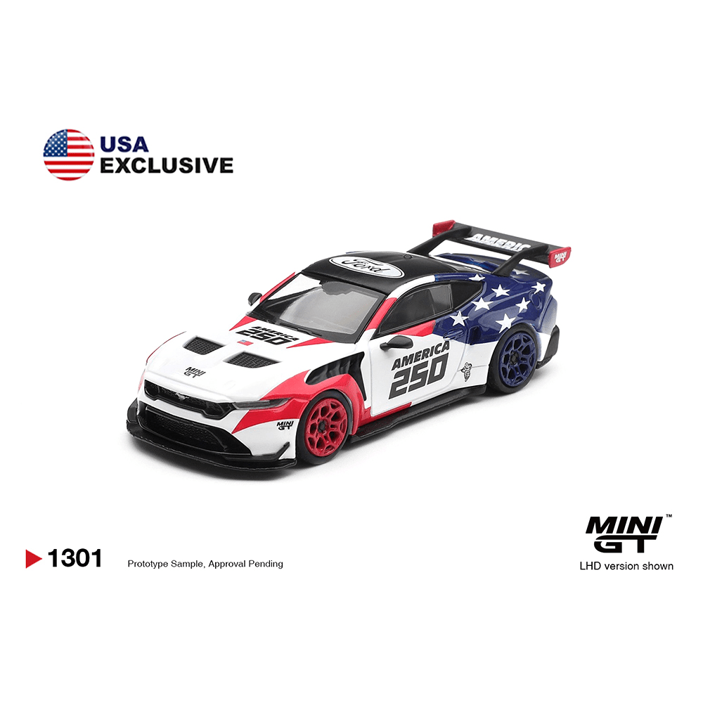 *Pre - Order* Mini GT - Ford Mustang GTD America 250 USA Exclusive LHD - Limited Edition – Mijo Exclusives - Top CollectiblesDiecastMini GT