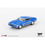 *Pre - Order* Mini GT - Ford Mustang Mach 1 – Grabber Blue - Top CollectiblesDiecastMini GT