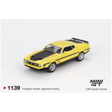 *Pre - Order* Mini GT - Ford Mustang Mach1 – Grabber Yellow - Top CollectiblesDiecastMini GT
