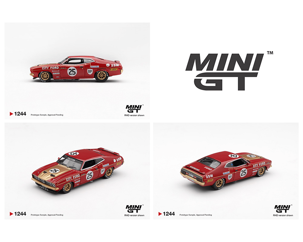 *Pre - Order* Mini GT - Ford XB Falcon GT – 25, Allan Moffat / Ian “Pete” Geoghegan – 1975 Bathurst 1000 *Australia Exclusive* - Top CollectiblesDiecastMini GT