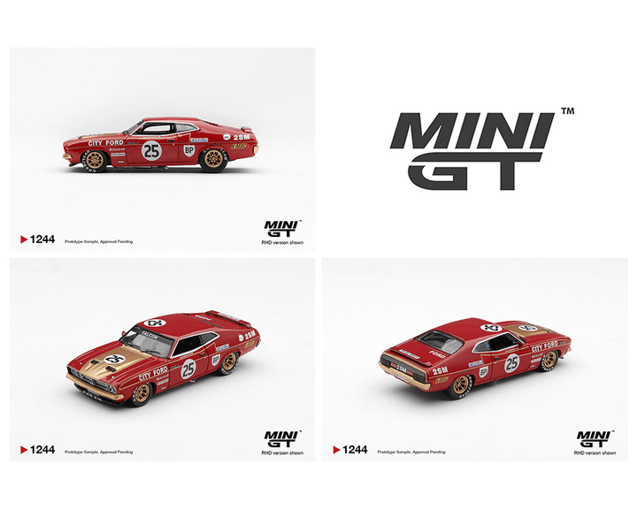 *Pre - Order* Mini GT - Ford XB Falcon GT – 25, Allan Moffat / Ian “Pete” Geoghegan – 1975 Bathurst 1000 *Australia Exclusive* - Top CollectiblesDiecastMini GT