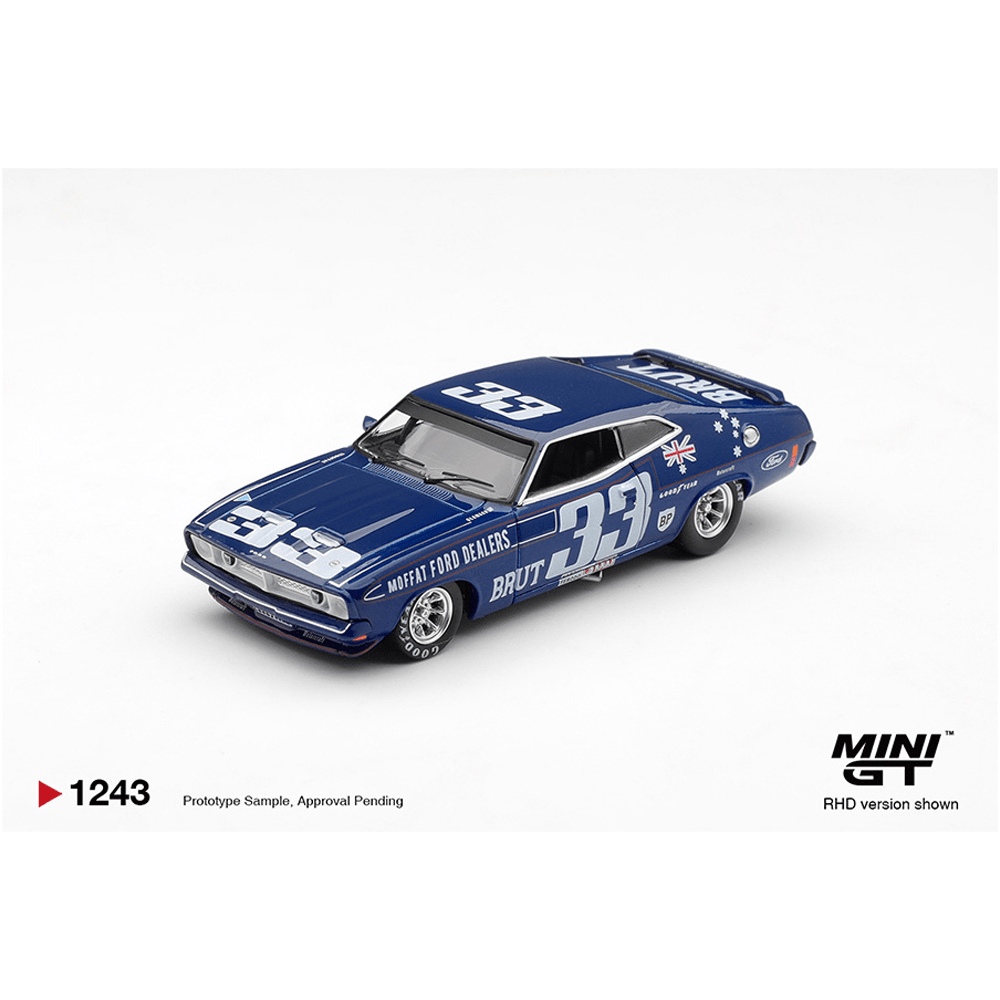 *Pre - Order* Mini GT - Ford XB Falcon GT - 33, Allan Moffat / Dieter Glemser – 1974 Bathurst 1000 *Australia Exclusive* - Top CollectiblesDiecastMini GT