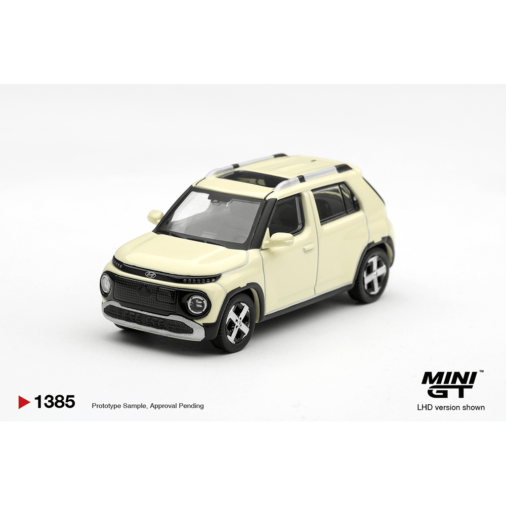 *Pre-Order* Mini GT - Hyundai Casper Butter Cream Yellow Pearl *Korea Exclusive* - Top CollectiblesDiecastMini GT