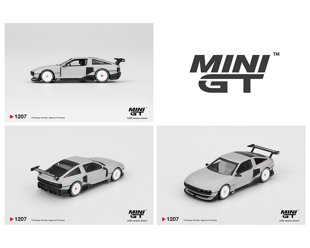 *Pre - Order* Mini GT - Hyundai Concept N Vision 74 (VP2) – Silver – Korea Exclusive - Top CollectiblesDiecastMini GT