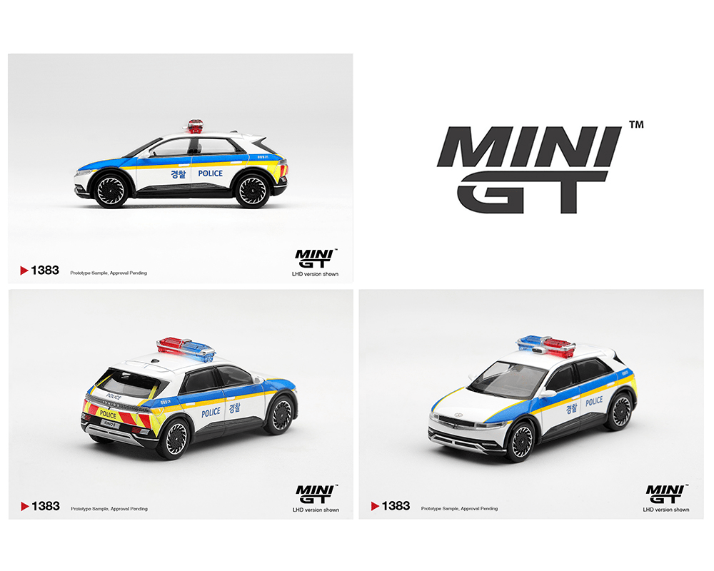 *Pre-Order* Mini GT - Hyundai Ioniq 5 Police Car *Korea Exclusive* - Top CollectiblesDiecastMini GT