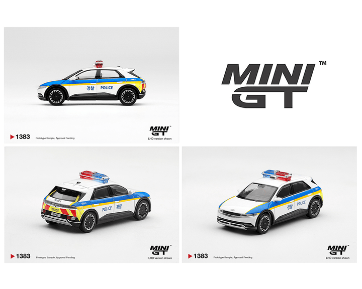 *Pre-Order* Mini GT - Hyundai Ioniq 5 Police Car *Korea Exclusive* - Top CollectiblesDiecastMini GT