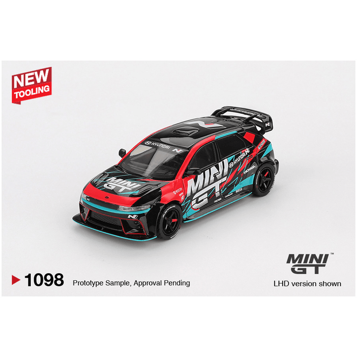*Pre - Order* Mini GT - Hyundai Ioniq 5N MINI GT RS - 01T 2025 Tokyo Auto Salon - Black - Top CollectiblesDiecastMini GT