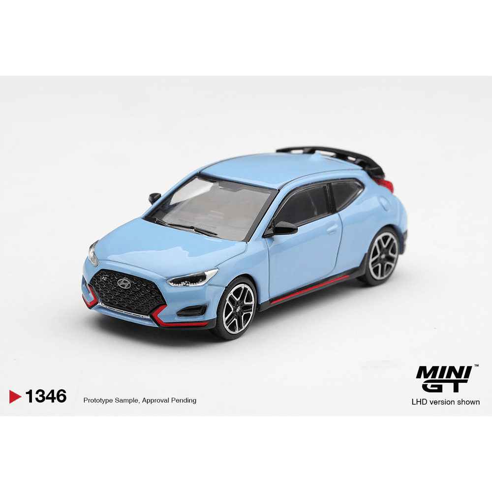 *Pre-Order* Mini GT - Hyundai Veloster N Performance – Blue – Korea Exclusive – Limited Edition - Top CollectiblesDiecastMini GT