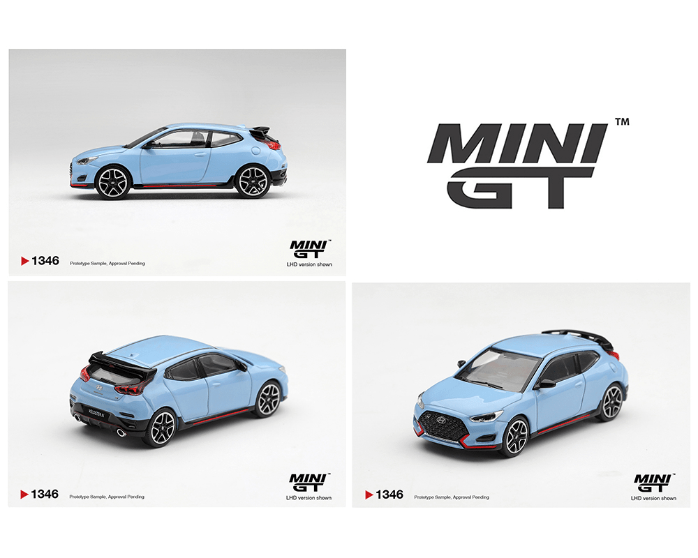 *Pre-Order* Mini GT - Hyundai Veloster N Performance – Blue – Korea Exclusive – Limited Edition - Top CollectiblesDiecastMini GT