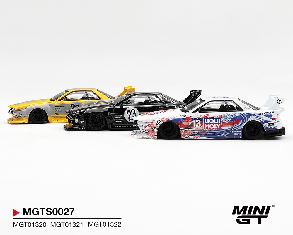 *Pre-Order* Mini GT - INOZETEK x Liberty Walk R32 Set 2026 Show Edition 3 Cars Set – Show Special Edition - Top CollectiblesDiecastMini GT