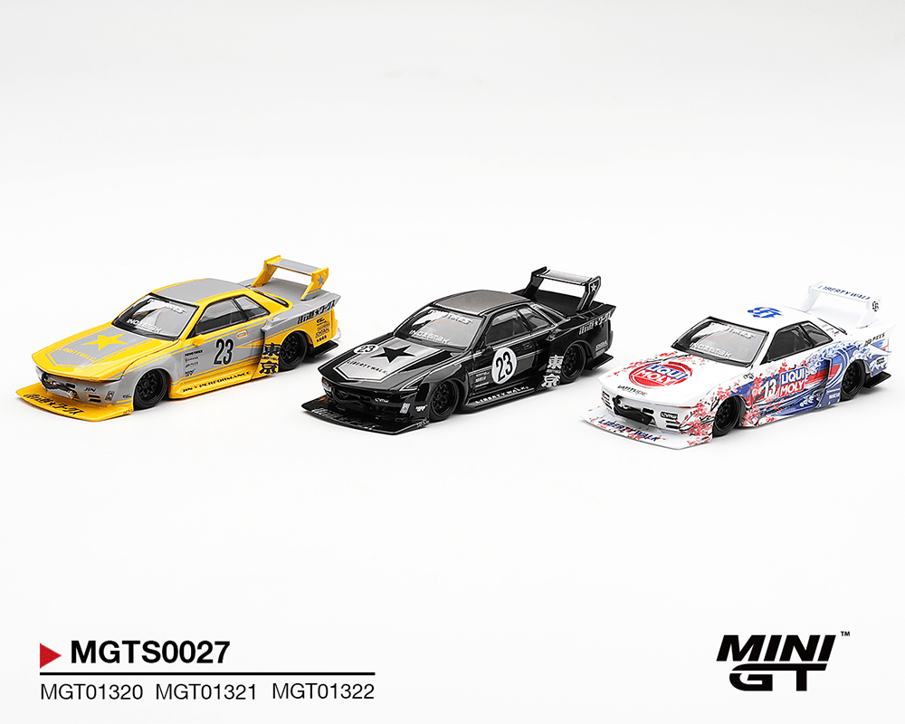 *Pre-Order* Mini GT - INOZETEK x Liberty Walk R32 Set 2026 Show Edition 3 Cars Set – Show Special Edition - Top CollectiblesDiecastMini GT