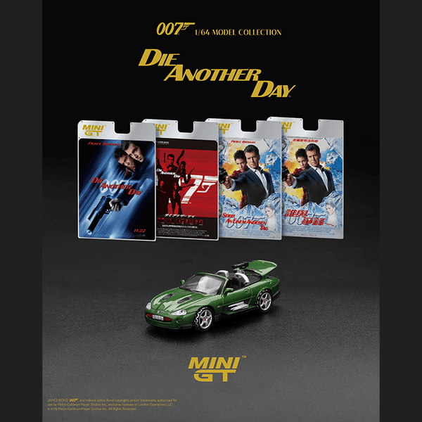 *Pre - Order* Mini GT - Jaguar XKR James Bond “Die Another Day” – English Packaging - Top CollectiblesDiecastMini GT