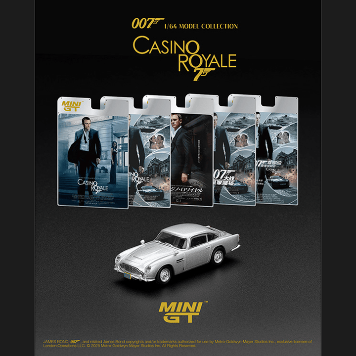 *Pre - Order* Mini GT - James Bond Aston Martin DB5 Casino Royale – English Packaging - Top CollectiblesDiecastMini GT
