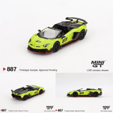 *Pre - Order* Mini GT - Lamborghini Aventador SVJ 63 Roadster – Verde Shock - Top CollectiblesDiecastMini GT