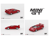 *Pre - Order* Mini GT - Lamborghini Countach 25th Anniversary – Red - Top CollectiblesDiecastMini GT