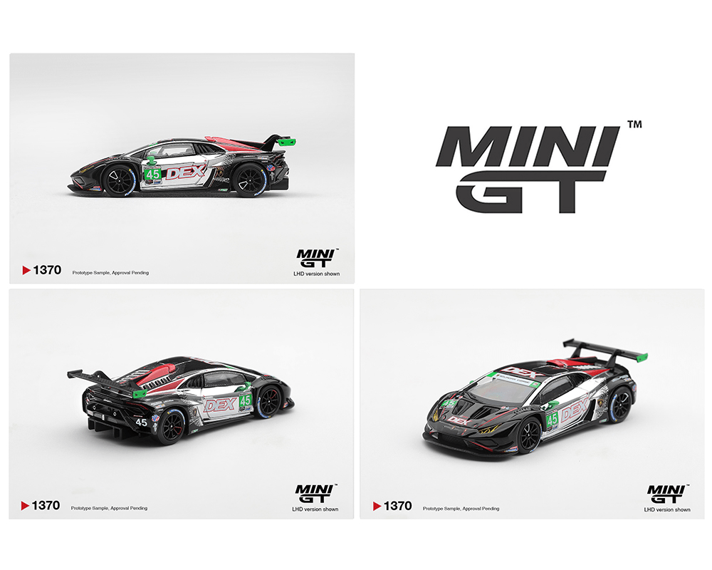 *Pre-Order* Mini GT - Lamborghini Huracan GT3 EVO2 45 DEX Wayne Taylor Racing 2025 IMSA Chevrolet Grand Prix Class Winner – Limited Edition - Top CollectiblesDiecastMini GT