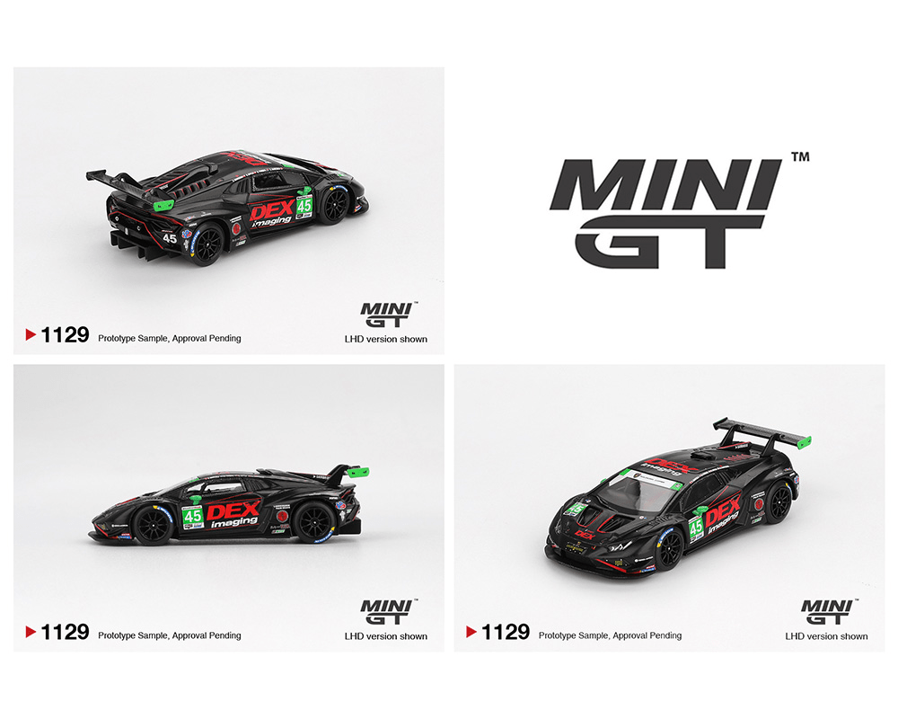 *Pre - Order* Mini GT - Lamborghini Huracán GT3 EVO2 45 No.45 DEX Imaging 2024 IMSA Daytona 24 Hrs - Top CollectiblesDiecastMini GT