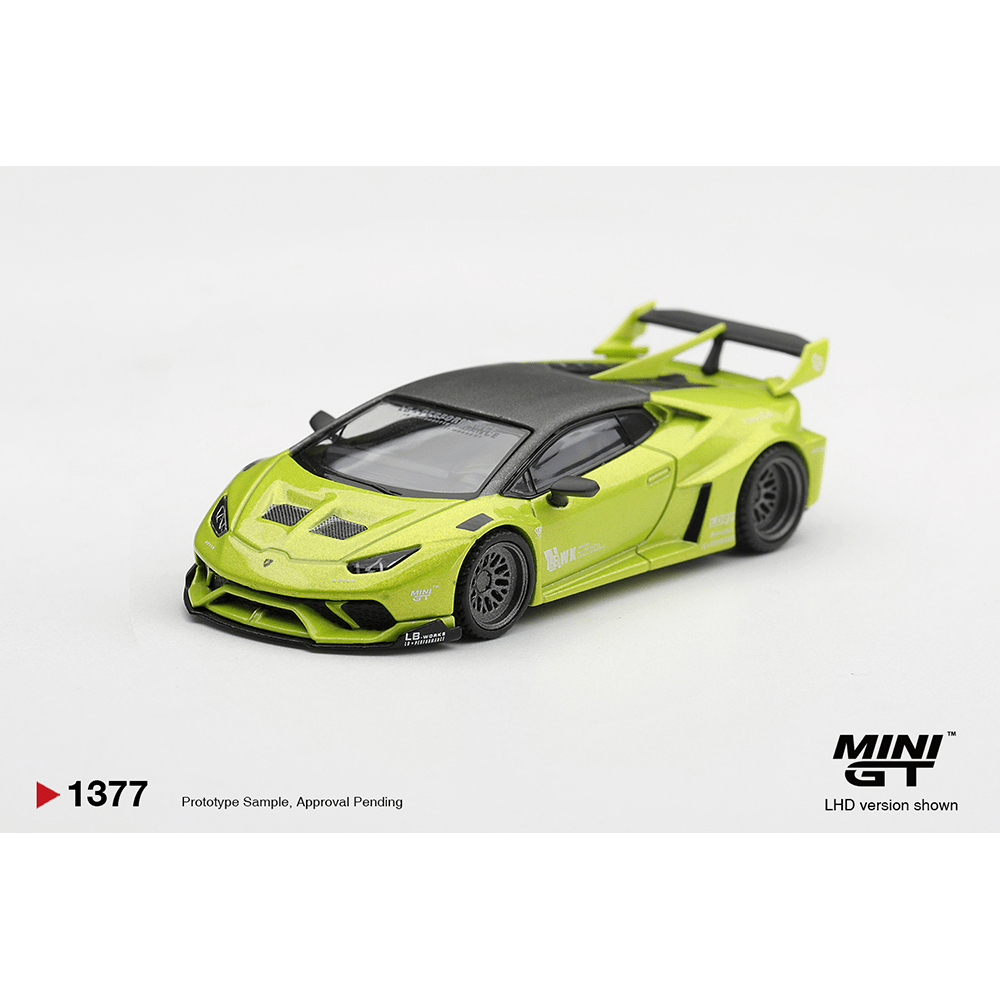 *Pre-Order* Mini GT - Lamborghini Huracán LB★WORKS Lime Metallic – Limited Edition - Top CollectiblesDiecastMini GT