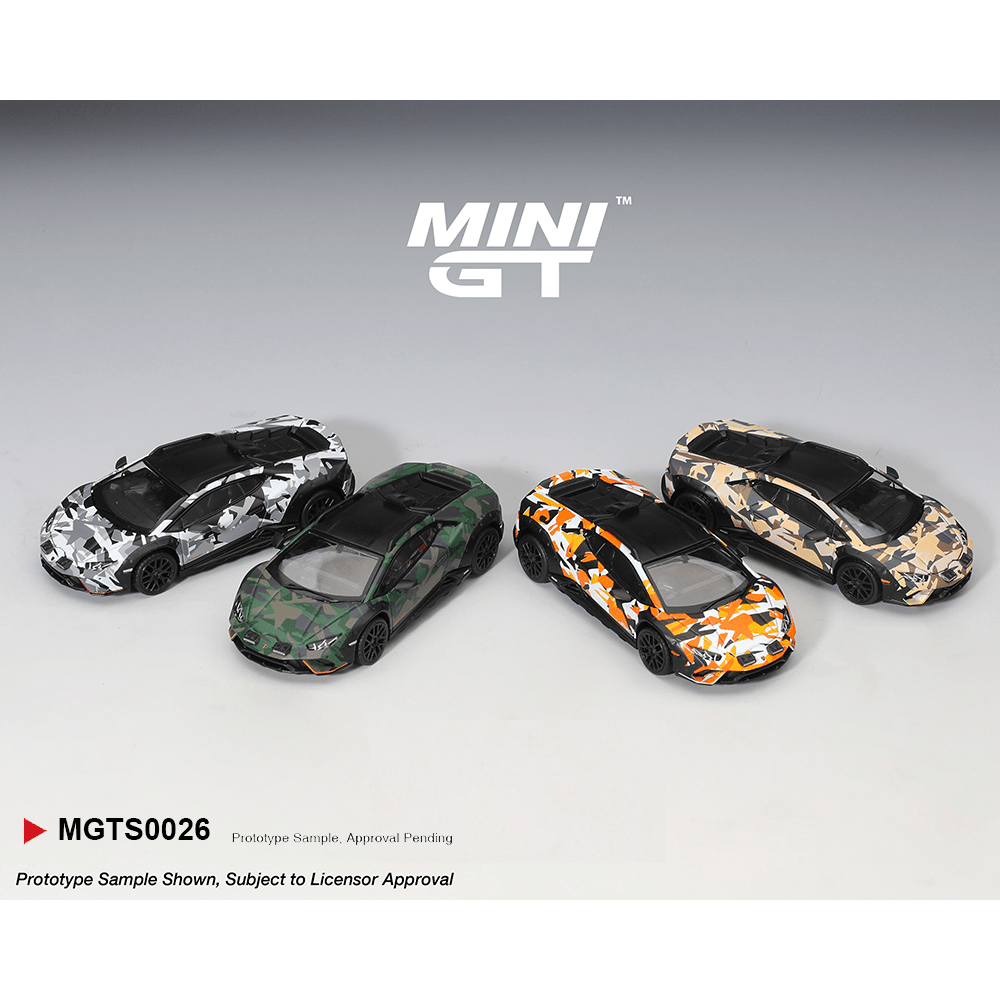 *Pre - Order* Mini GT - Lamborghini Huracán Sterrato All Terrain Set of 4 – Special Edition - Top CollectiblesDiecastMini GT
