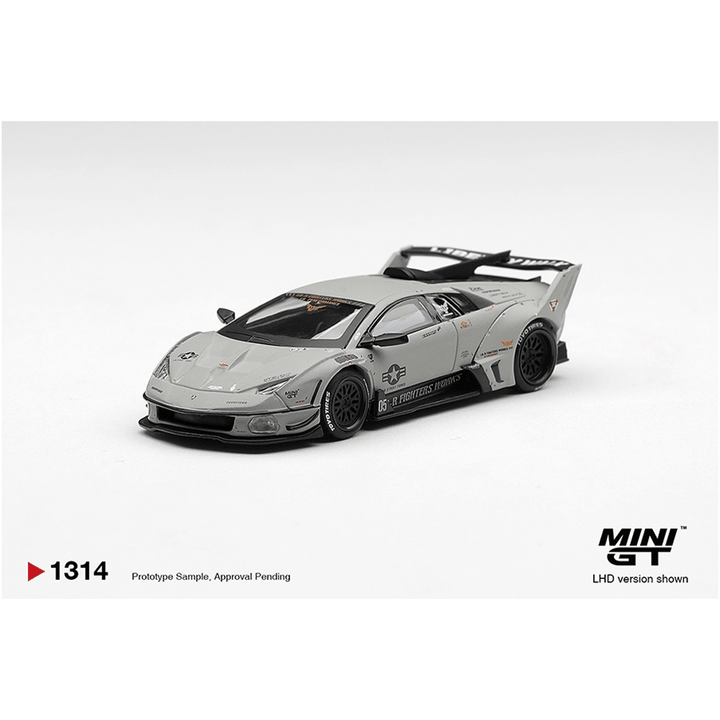 *Pre-Order* Mini GT - Lamborghini LB-Silhouette WORKS MURCIELAGO GT Evo Fighter – Grey – Limited Edition - Top CollectiblesDiecastMini GT