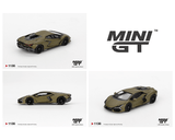 *Pre - Order* Mini GT - Lamborghini Revuelto – Verde Gea Matte Green - Top CollectiblesDiecastMini GT