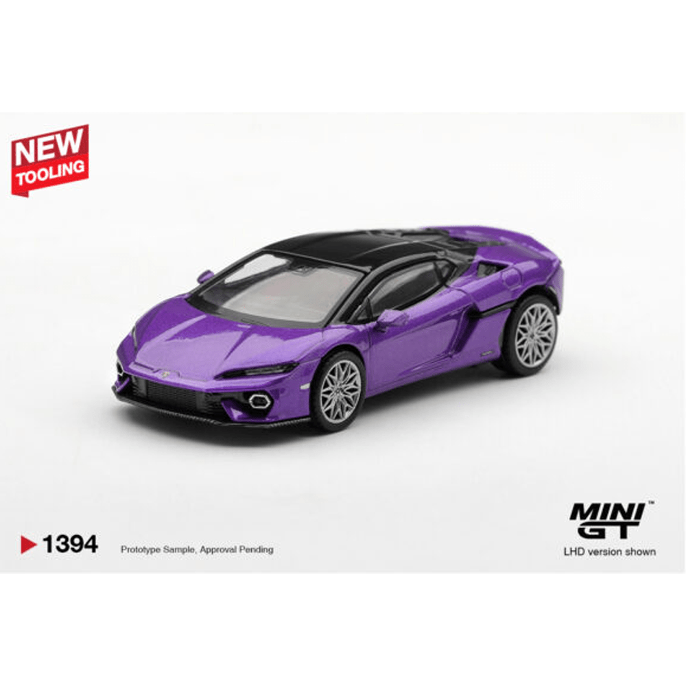 *Pre-Order* Mini GT - Lamborghini Temerario Viola Pasifae – Limited Edition - Top CollectiblesDiecastMini GT