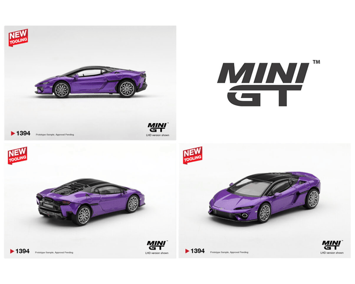 *Pre-Order* Mini GT - Lamborghini Temerario Viola Pasifae – Limited Edition - Top CollectiblesDiecastMini GT