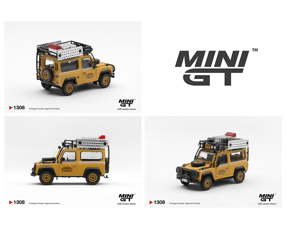 *Pre - Order* Mini GT - Land Rover Defender 90 - 1985 Camel Trophy Borneo Team Brazil - Top CollectiblesDiecastMini GT