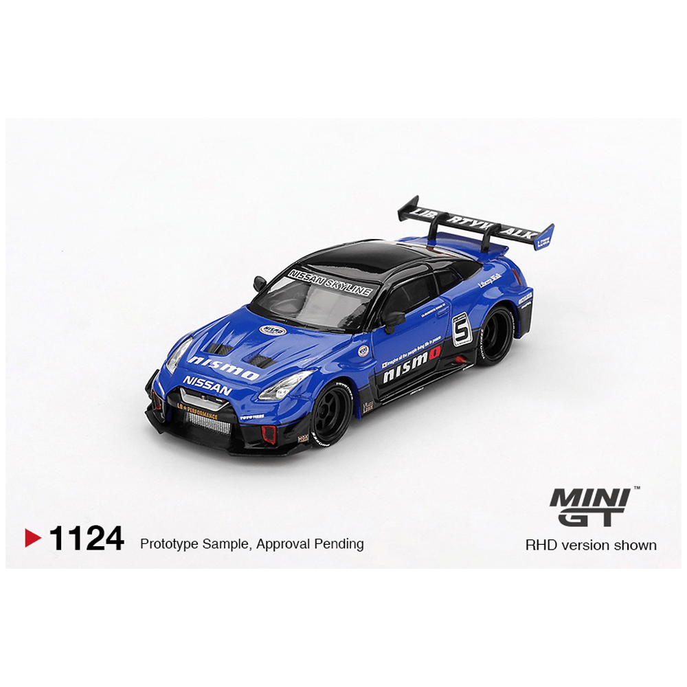 *Pre - Order* Mini GT - LB - Silhouette WORKS GT NISSAN 35GT - RR Ver.2 – Blue - Top CollectiblesDiecastMini GT