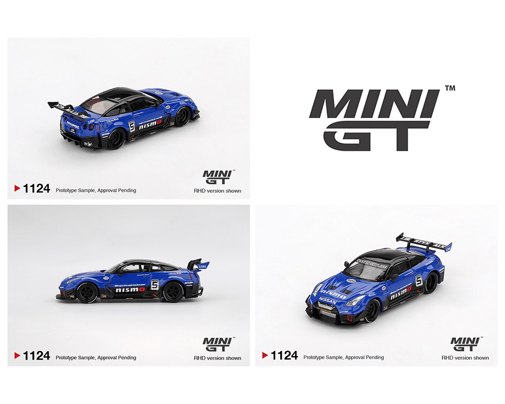 *Pre - Order* Mini GT - LB - Silhouette WORKS GT NISSAN 35GT - RR Ver.2 – Blue - Top CollectiblesDiecastMini GT