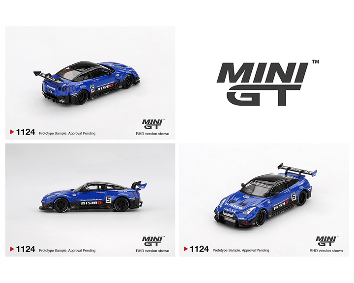 *Pre - Order* Mini GT - LB - Silhouette WORKS GT NISSAN 35GT - RR Ver.2 – Blue - Top CollectiblesDiecastMini GT