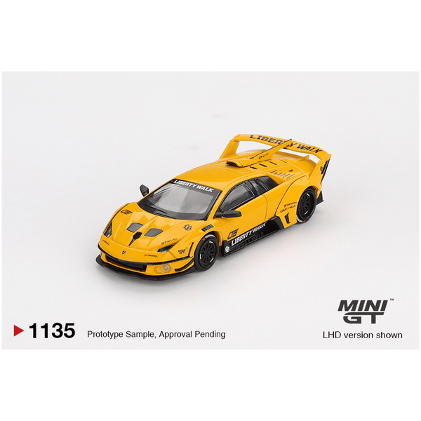 *Pre - Order* Mini GT - LB - Silhouette WORKS Murcielago GT Evo – Yellow - Top CollectiblesDiecastMini GT