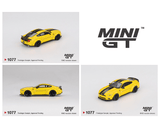 *Pre - Order* Mini GT - LB - WORKS Ford Mustang – Triple Yellow - Top CollectiblesDiecastMini GT