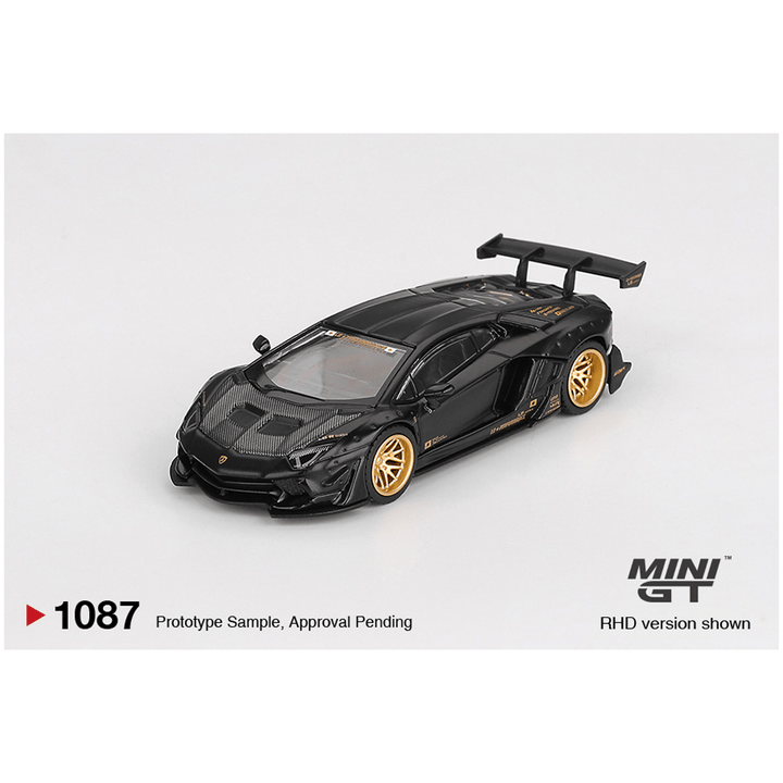 *Pre - Order* Mini GT - LB - WORKS Lamborghini Aventador Limited Edition – Matte Black - Top CollectiblesDiecastMini GT